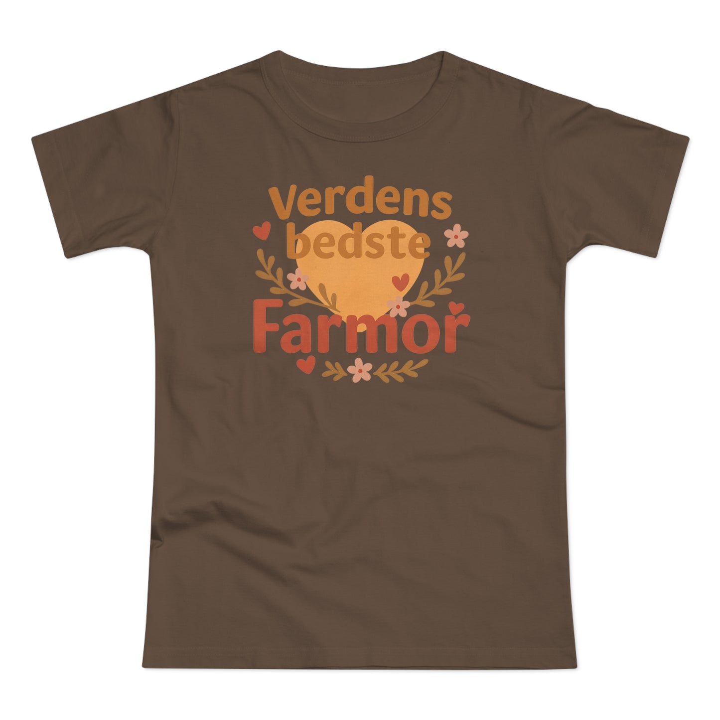 Verdens Bedste Farmor T-shirt – Sødt og Personligt Design | Perfekt Gave til Fødselsdag, Jul eller Mors Dag