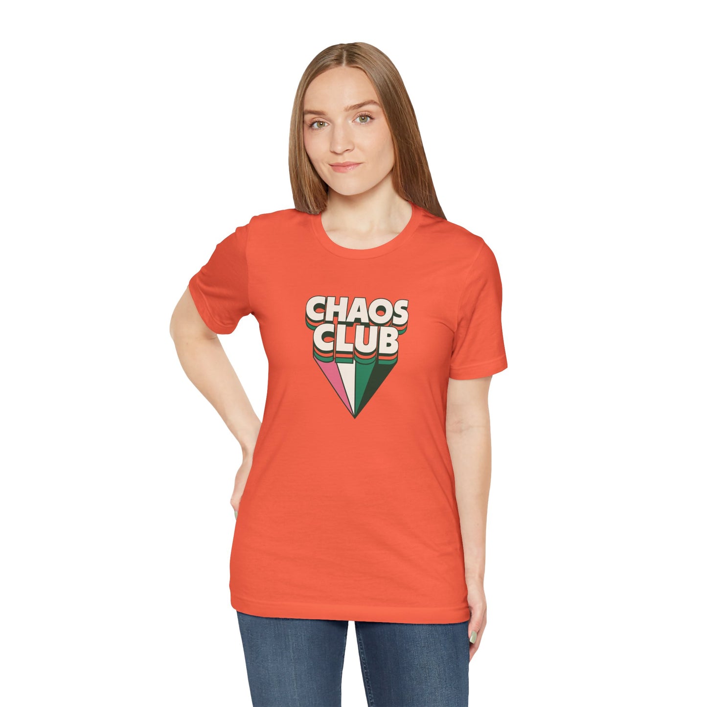 CHAOS CLUB T-shirt – retro statement til din garderobe