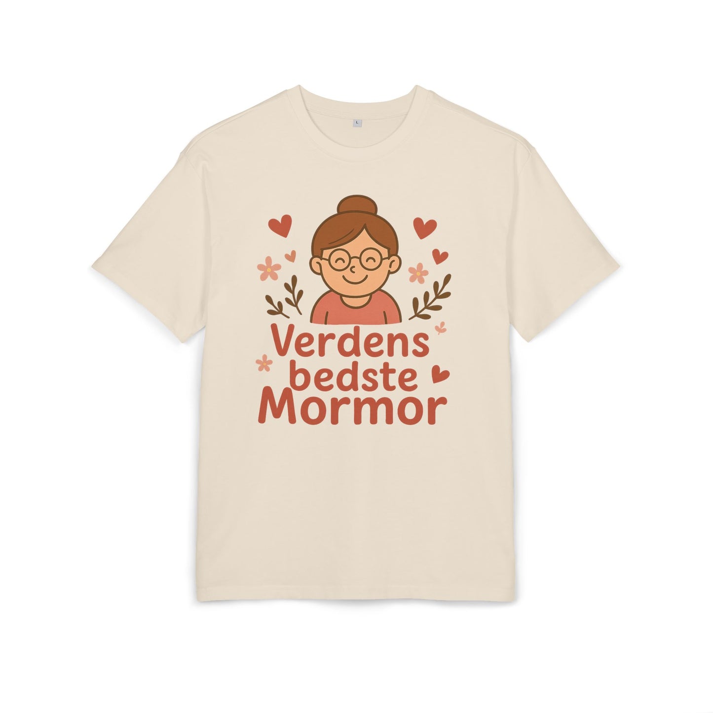 Verdens Bedste Mormor T-shirt – Sødt og Personligt Design til Bedstemor | Perfekt Gave til Fødselsdag, Mors Dag eller Jul