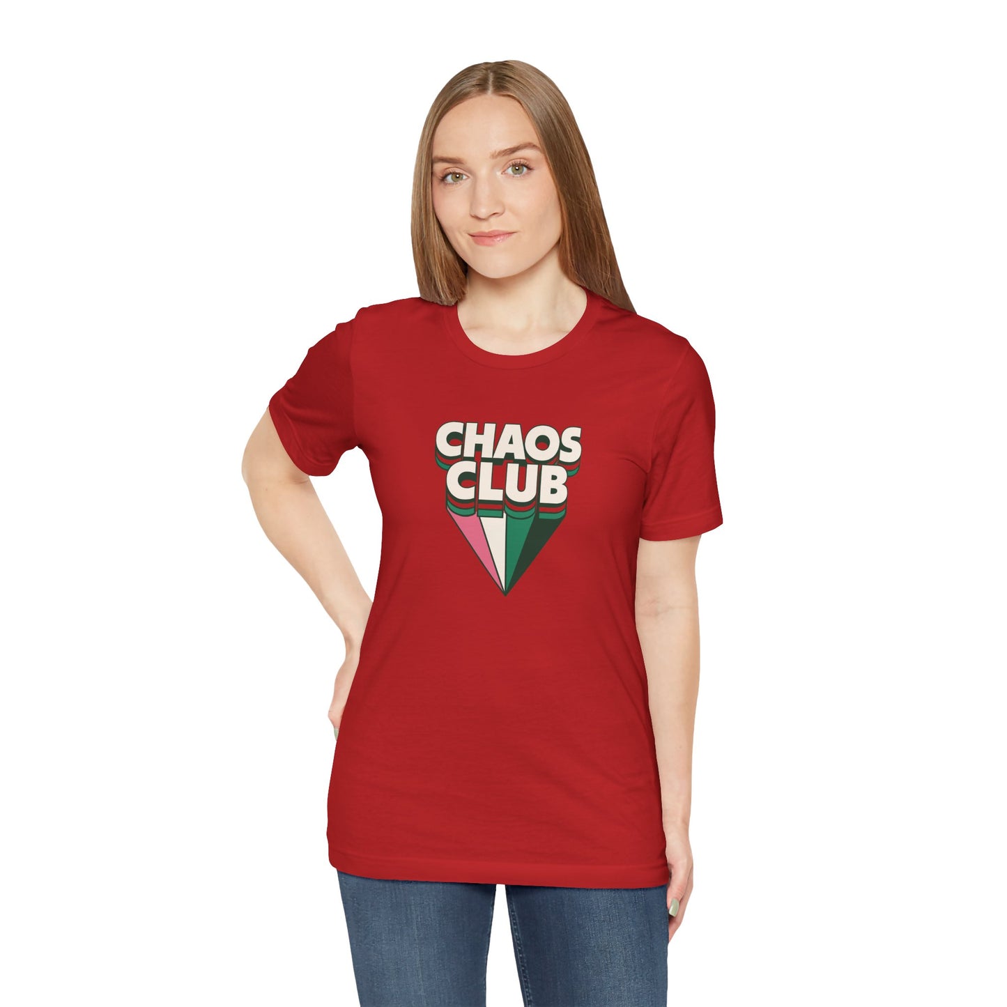 CHAOS CLUB T-shirt – retro statement til din garderobe