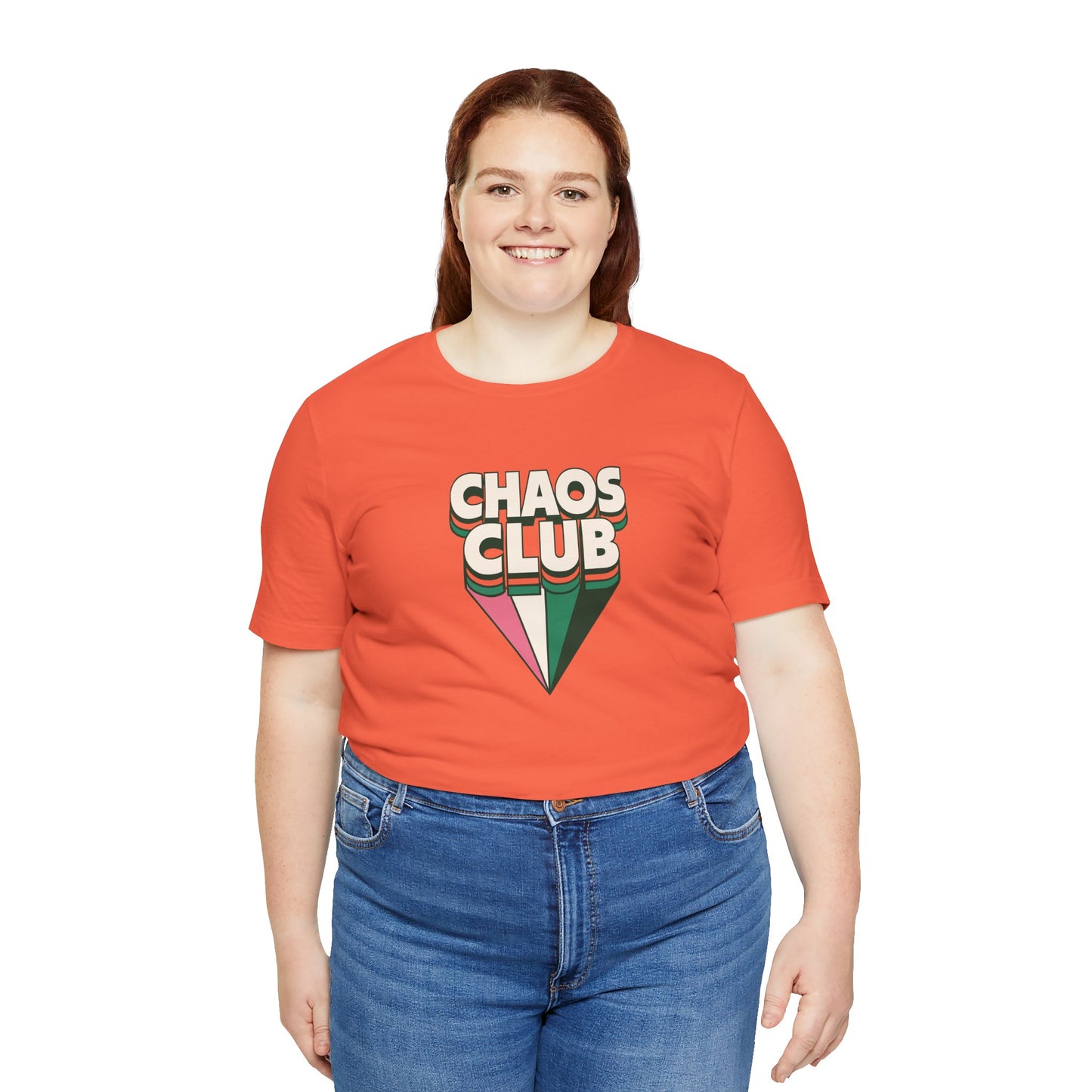 CHAOS CLUB T-shirt – retro statement til din garderobe