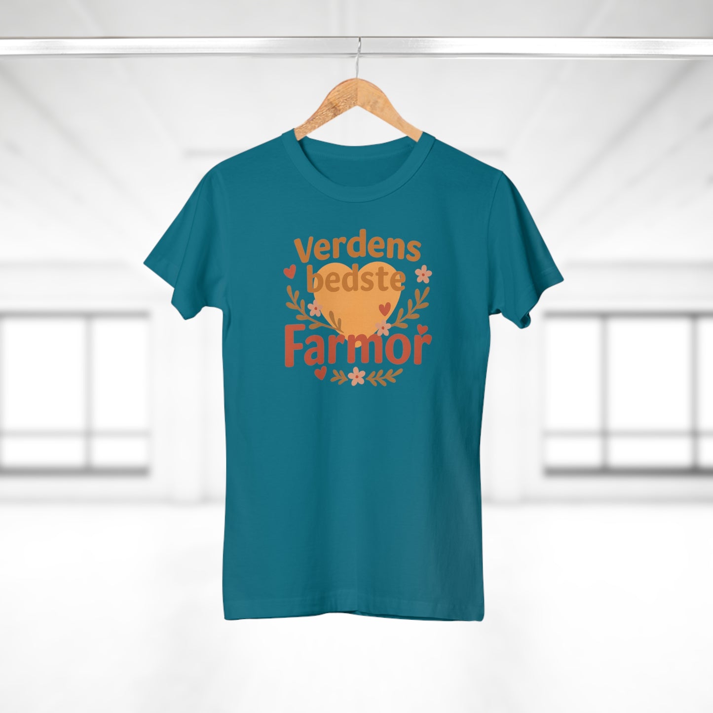 Verdens Bedste Farmor T-shirt – Sødt og Personligt Design | Perfekt Gave til Fødselsdag, Jul eller Mors Dag