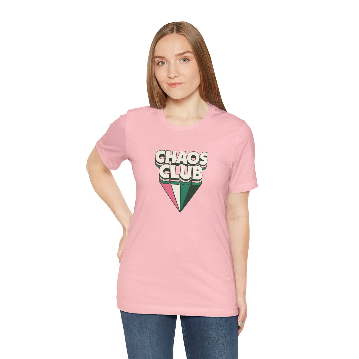 CHAOS CLUB T-shirt – retro statement til din garderobe