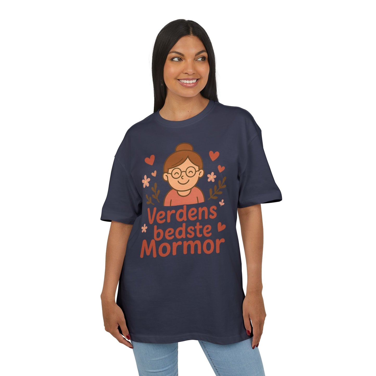 Verdens Bedste Mormor T-shirt – Sødt og Personligt Design til Bedstemor | Perfekt Gave til Fødselsdag, Mors Dag eller Jul
