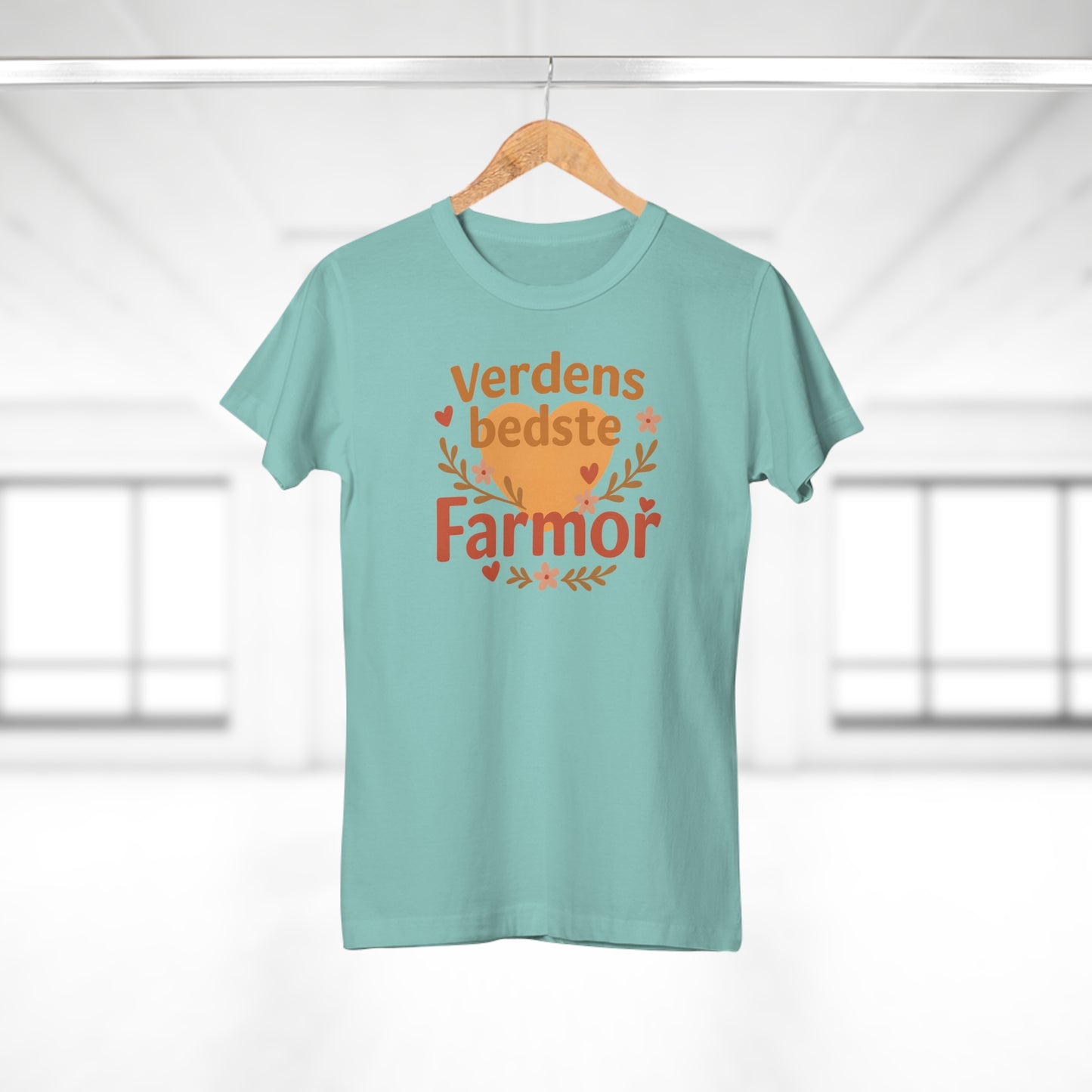 Verdens Bedste Farmor T-shirt – Sødt og Personligt Design | Perfekt Gave til Fødselsdag, Jul eller Mors Dag