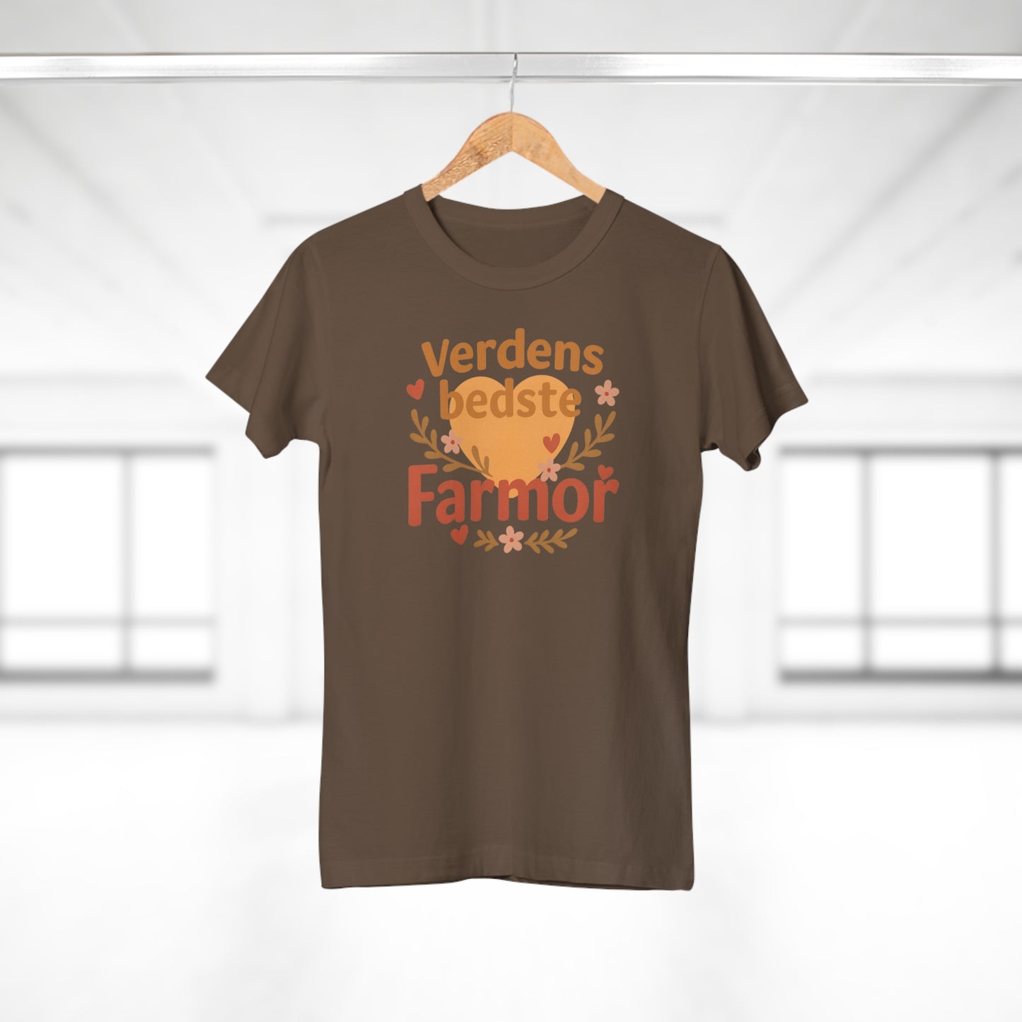 Verdens Bedste Farmor T-shirt – Sødt og Personligt Design | Perfekt Gave til Fødselsdag, Jul eller Mors Dag