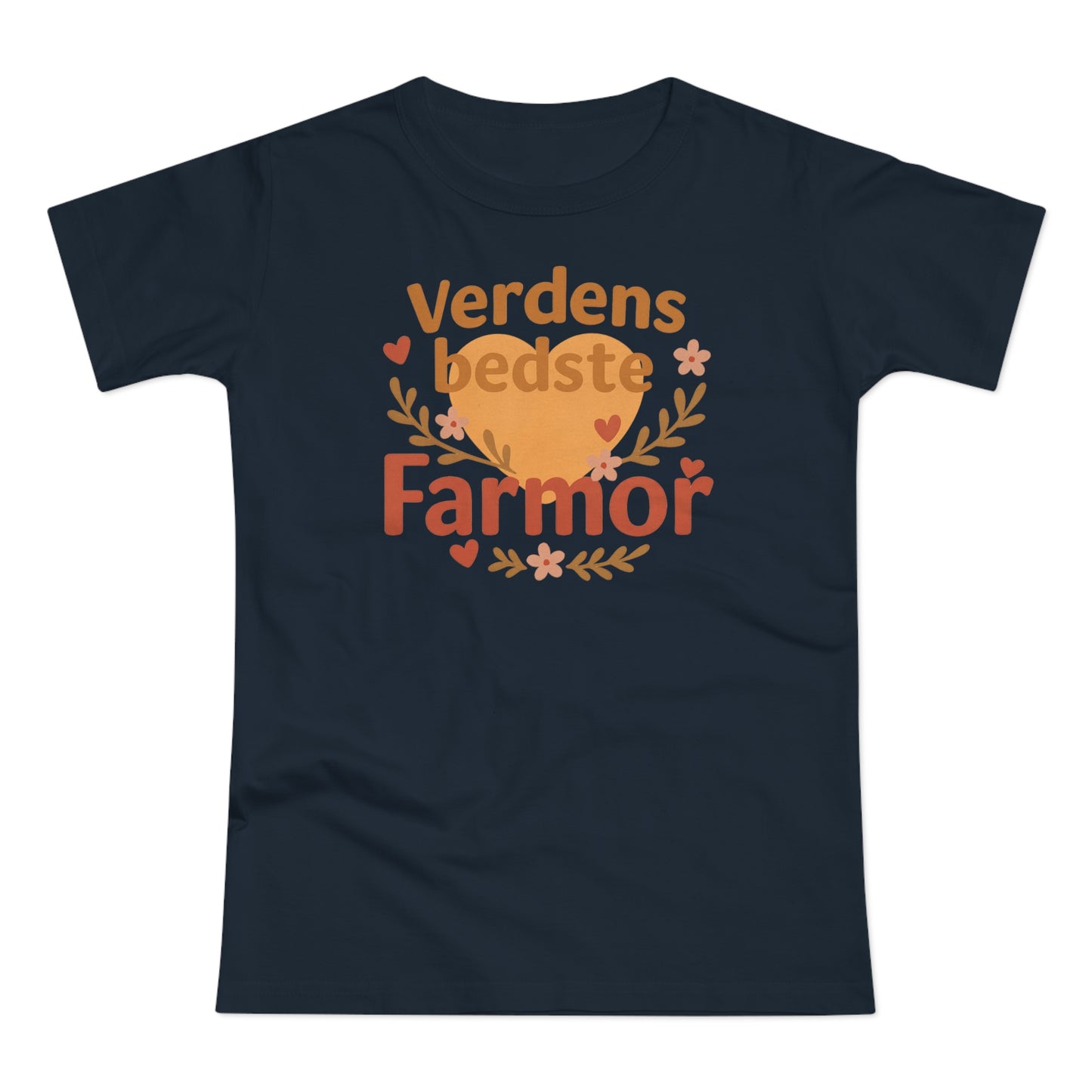 Verdens Bedste Farmor T-shirt – Sødt og Personligt Design | Perfekt Gave til Fødselsdag, Jul eller Mors Dag