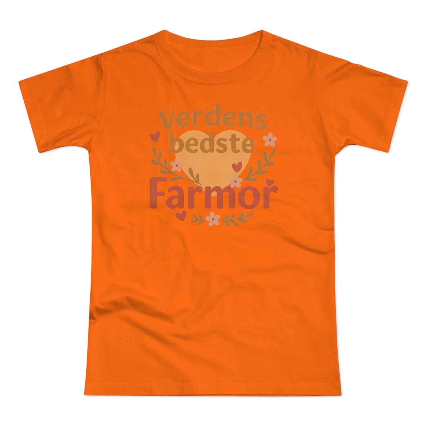 Verdens Bedste Farmor T-shirt – Sødt og Personligt Design | Perfekt Gave til Fødselsdag, Jul eller Mors Dag