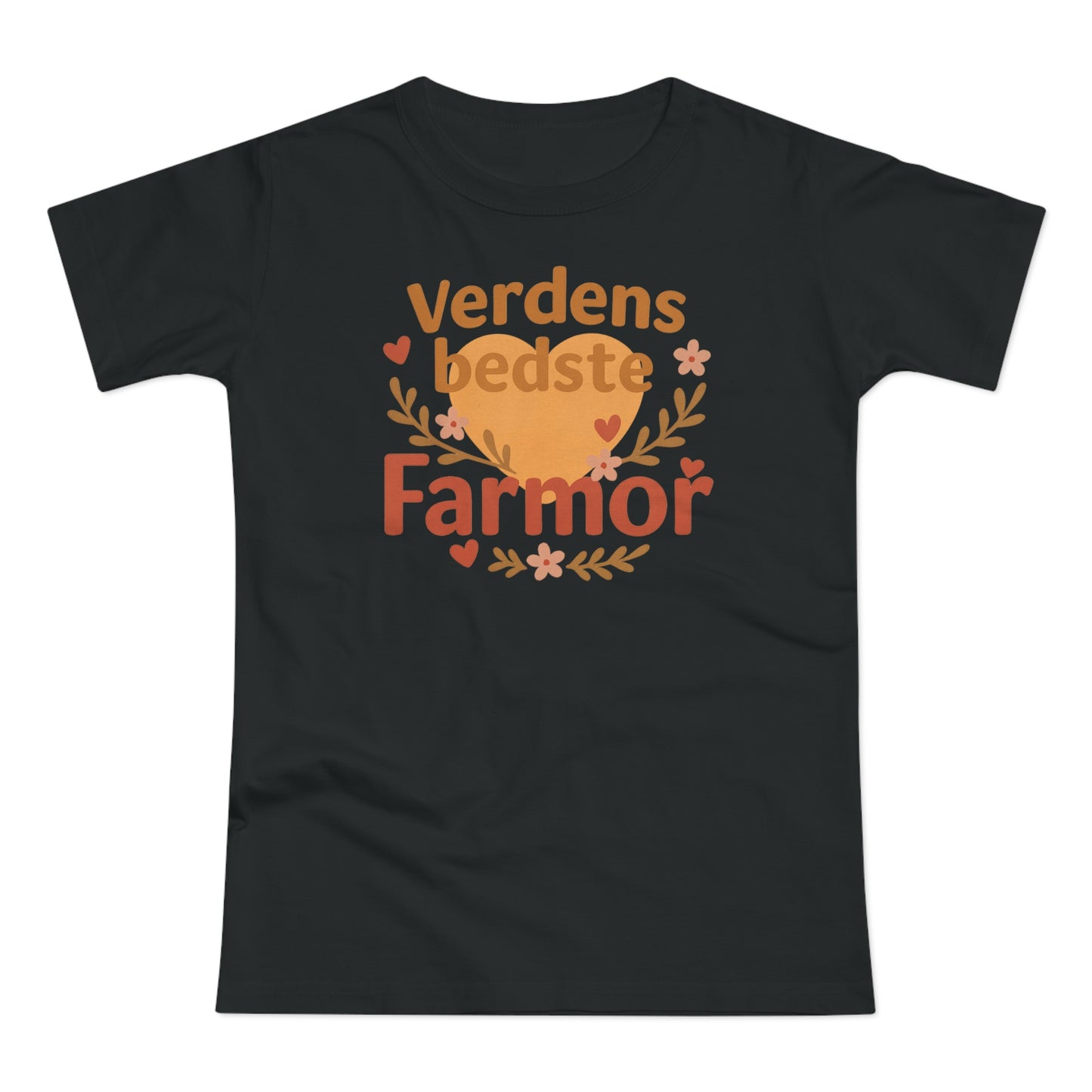 Verdens Bedste Farmor T-shirt – Sødt og Personligt Design | Perfekt Gave til Fødselsdag, Jul eller Mors Dag