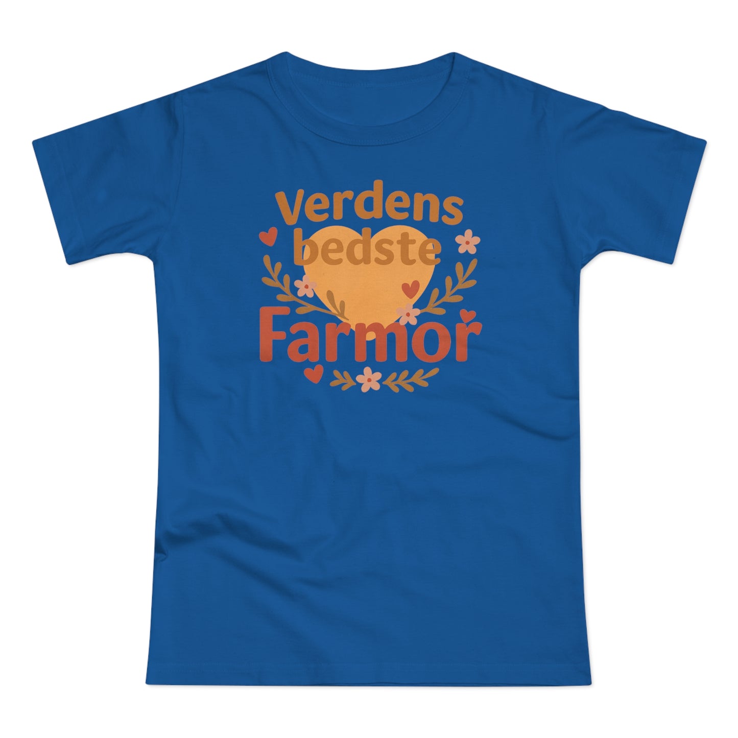 Verdens Bedste Farmor T-shirt – Sødt og Personligt Design | Perfekt Gave til Fødselsdag, Jul eller Mors Dag