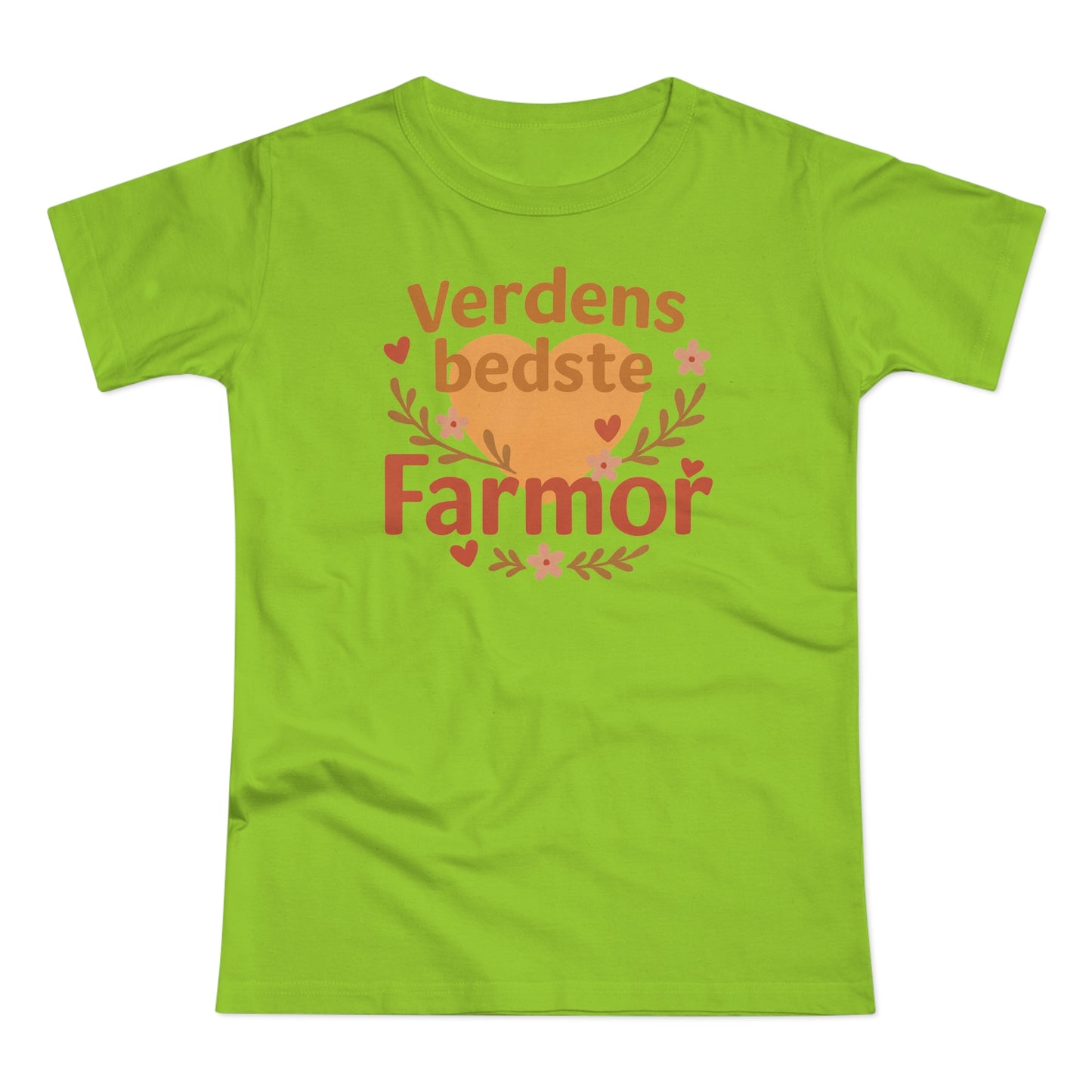Verdens Bedste Farmor T-shirt – Sødt og Personligt Design | Perfekt Gave til Fødselsdag, Jul eller Mors Dag