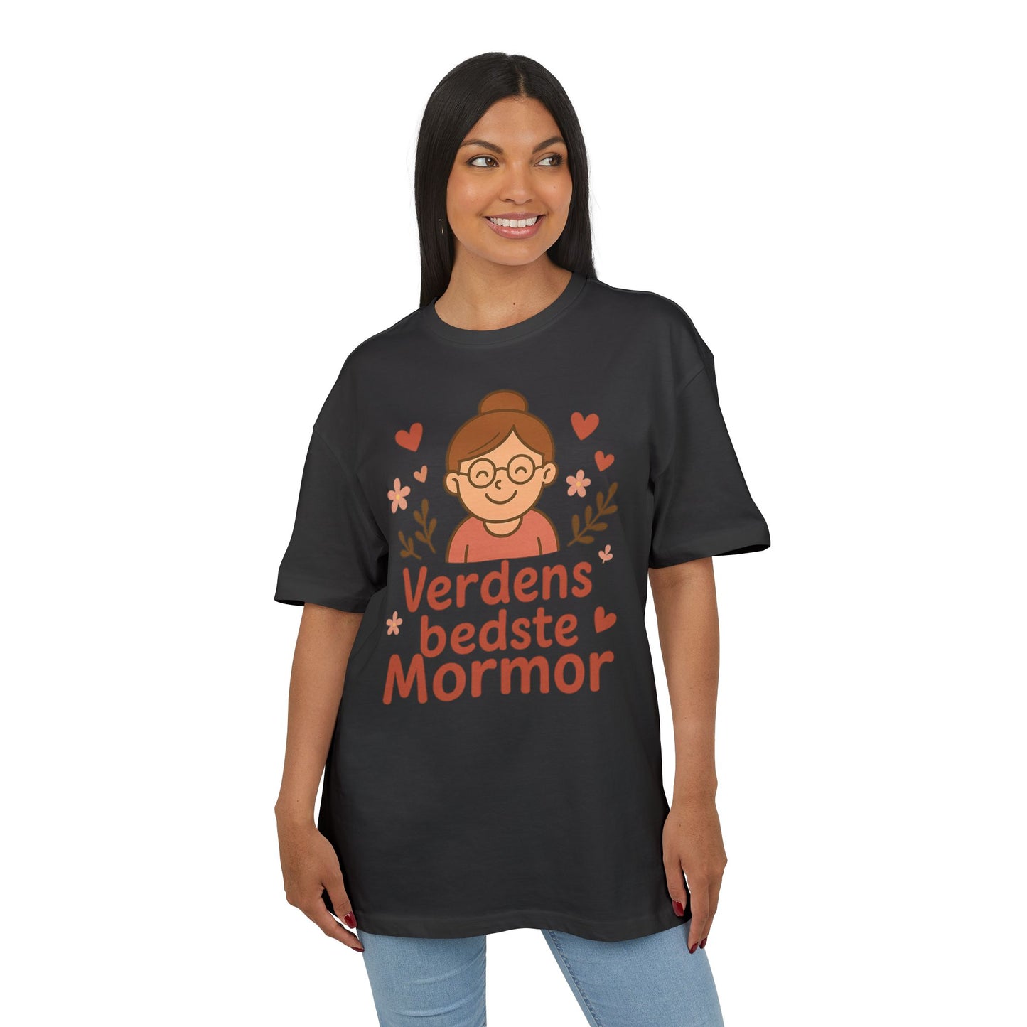 Verdens Bedste Mormor T-shirt – Sødt og Personligt Design til Bedstemor | Perfekt Gave til Fødselsdag, Mors Dag eller Jul