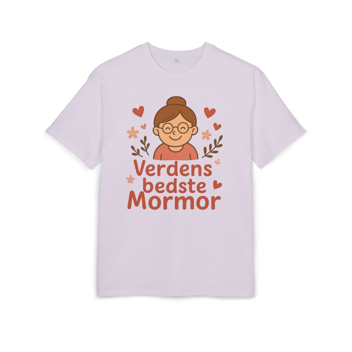 Verdens Bedste Mormor T-shirt – Sødt og Personligt Design til Bedstemor | Perfekt Gave til Fødselsdag, Mors Dag eller Jul