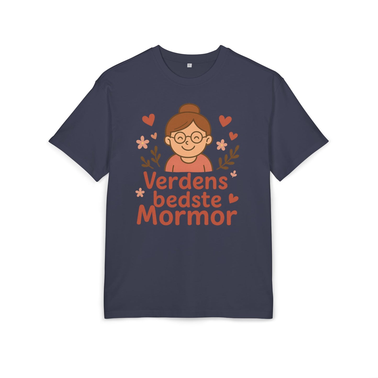 Verdens Bedste Mormor T-shirt – Sødt og Personligt Design til Bedstemor | Perfekt Gave til Fødselsdag, Mors Dag eller Jul