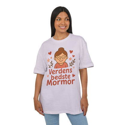 Verdens Bedste Mormor T-shirt – Sødt og Personligt Design til Bedstemor | Perfekt Gave til Fødselsdag, Mors Dag eller Jul