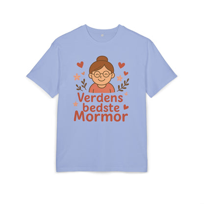 Verdens Bedste Mormor T-shirt – Sødt og Personligt Design til Bedstemor | Perfekt Gave til Fødselsdag, Mors Dag eller Jul