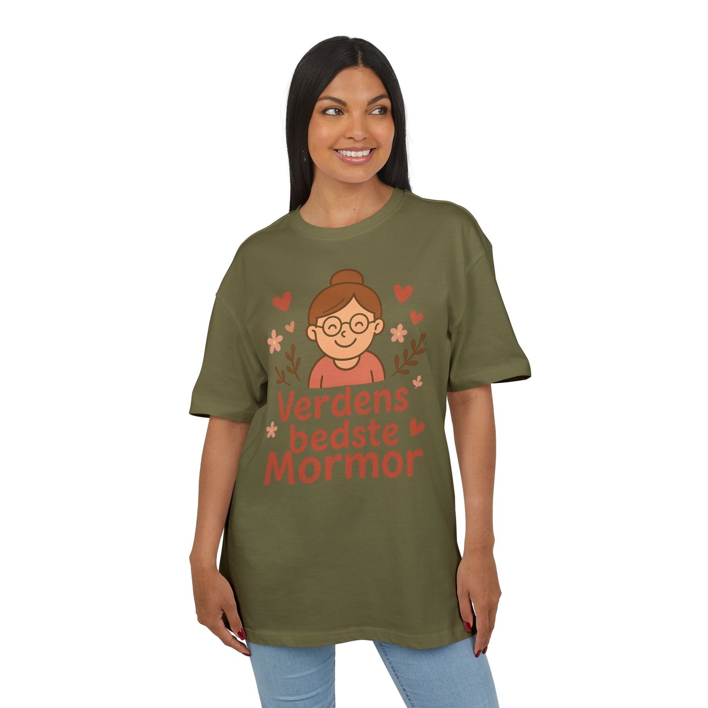 Verdens Bedste Mormor T-shirt – Sødt og Personligt Design til Bedstemor | Perfekt Gave til Fødselsdag, Mors Dag eller Jul