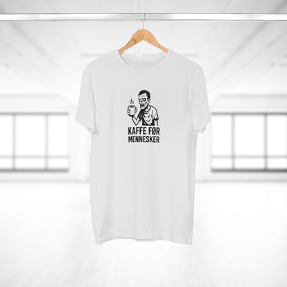 Kaffe før mennesker T-shirt | Sjov zombie T-shirt med humor til kaffeelskere, kollegaer og morgentrætte