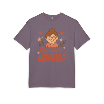 Verdens Bedste Mormor T-shirt – Sødt og Personligt Design til Bedstemor | Perfekt Gave til Fødselsdag, Mors Dag eller Jul