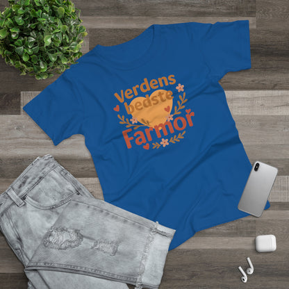 Verdens Bedste Farmor T-shirt – Sødt og Personligt Design | Perfekt Gave til Fødselsdag, Jul eller Mors Dag
