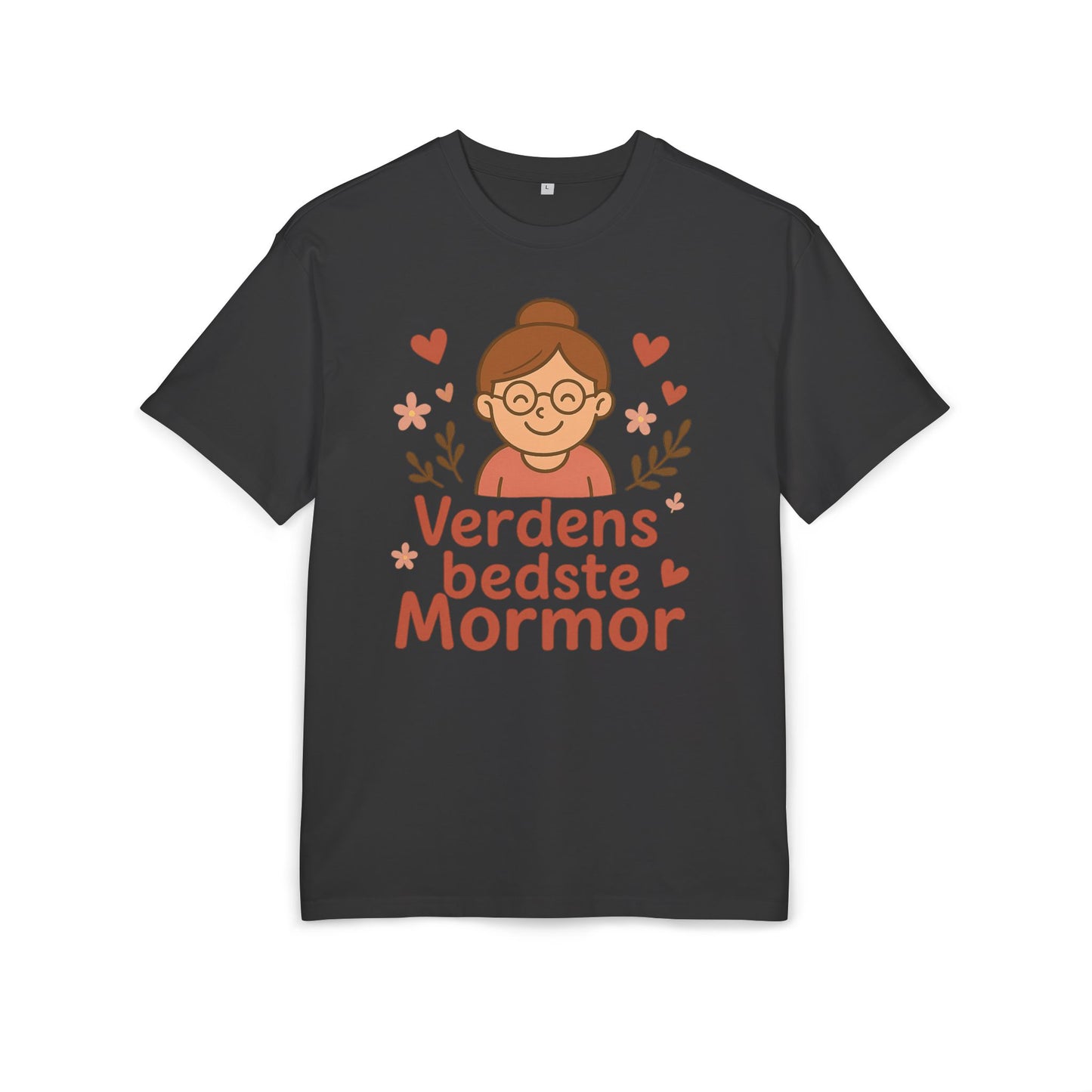 Verdens Bedste Mormor T-shirt – Sødt og Personligt Design til Bedstemor | Perfekt Gave til Fødselsdag, Mors Dag eller Jul