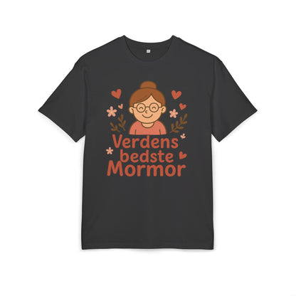 Verdens Bedste Mormor T-shirt – Sødt og Personligt Design til Bedstemor | Perfekt Gave til Fødselsdag, Mors Dag eller Jul