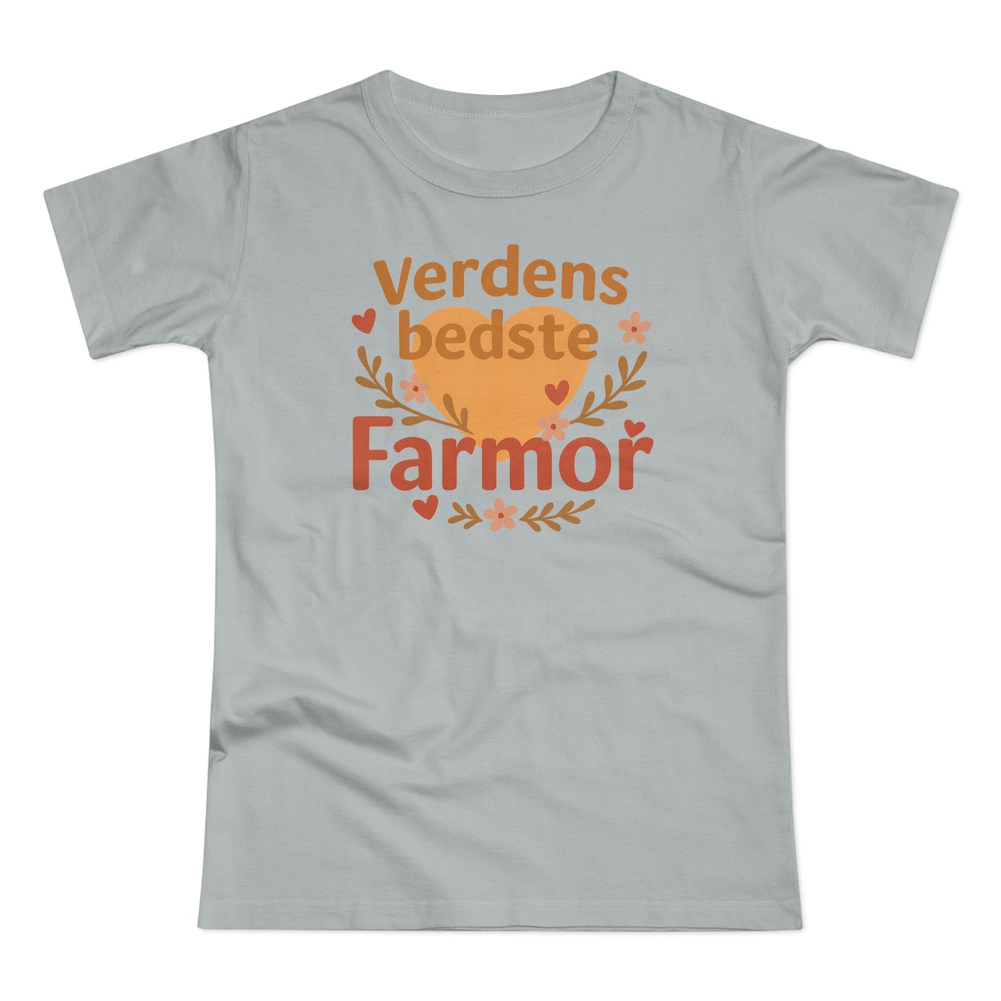 Verdens Bedste Farmor T-shirt – Sødt og Personligt Design | Perfekt Gave til Fødselsdag, Jul eller Mors Dag