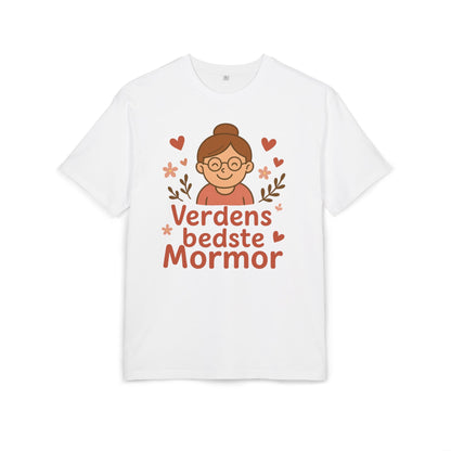 Verdens Bedste Mormor T-shirt – Sødt og Personligt Design til Bedstemor | Perfekt Gave til Fødselsdag, Mors Dag eller Jul