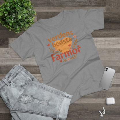 Verdens Bedste Farmor T-shirt – Sødt og Personligt Design | Perfekt Gave til Fødselsdag, Jul eller Mors Dag