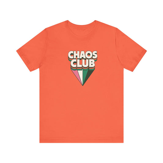 CHAOS CLUB T-shirt – retro statement til din garderobe