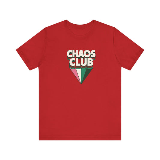 CHAOS CLUB T-shirt – retro statement til din garderobe