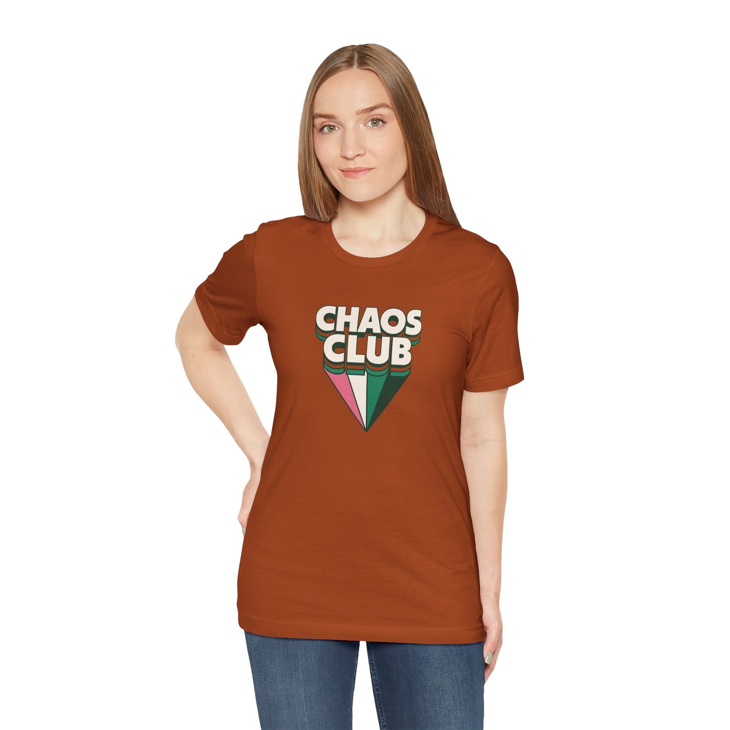 CHAOS CLUB T-shirt – retro statement til din garderobe