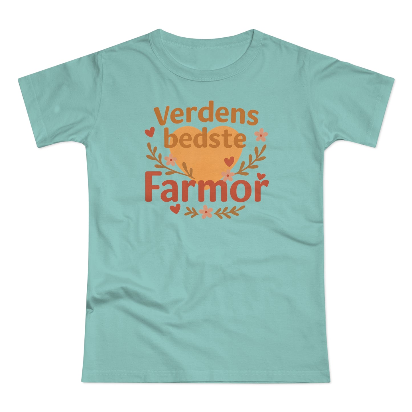 Verdens Bedste Farmor T-shirt – Sødt og Personligt Design | Perfekt Gave til Fødselsdag, Jul eller Mors Dag