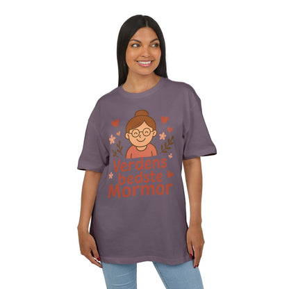 Verdens Bedste Mormor T-shirt – Sødt og Personligt Design til Bedstemor | Perfekt Gave til Fødselsdag, Mors Dag eller Jul
