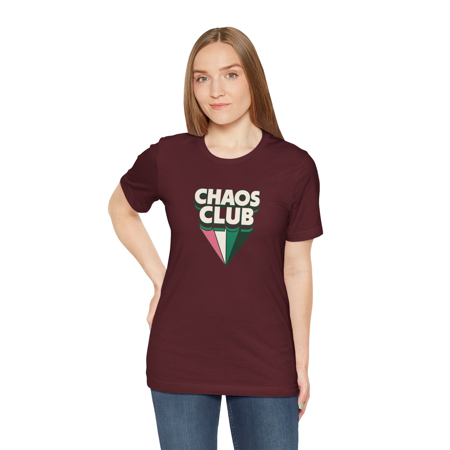 CHAOS CLUB T-shirt – retro statement til din garderobe