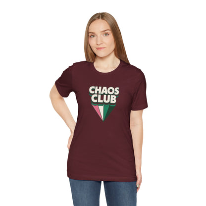 CHAOS CLUB T-shirt – retro statement til din garderobe