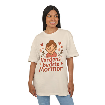 Verdens Bedste Mormor T-shirt – Sødt og Personligt Design til Bedstemor | Perfekt Gave til Fødselsdag, Mors Dag eller Jul