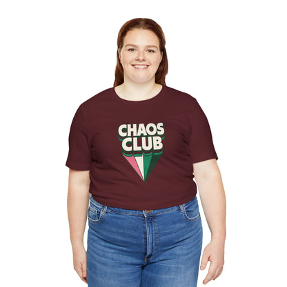CHAOS CLUB T-shirt – retro statement til din garderobe