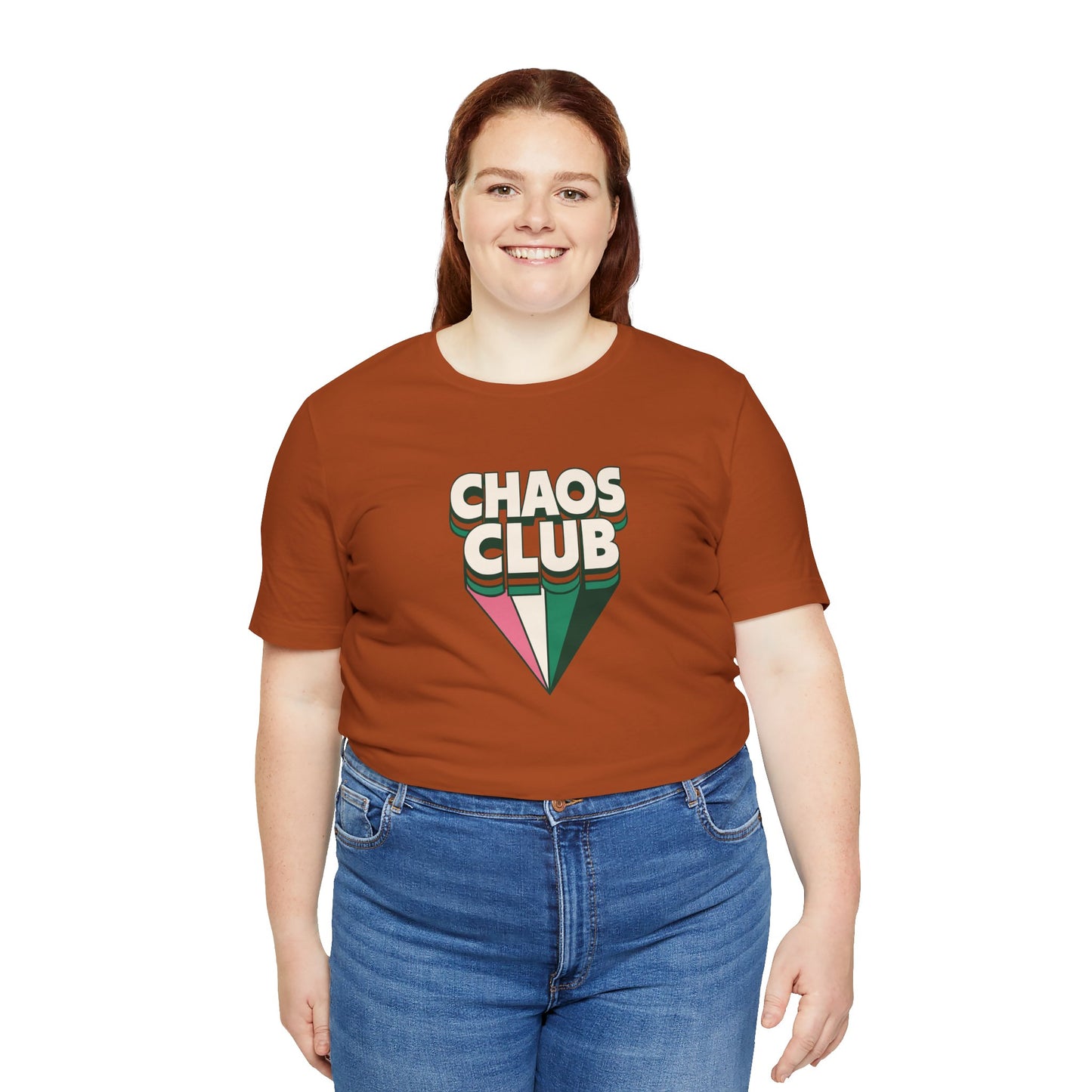 CHAOS CLUB T-shirt – retro statement til din garderobe