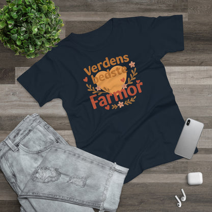 Verdens Bedste Farmor T-shirt – Sødt og Personligt Design | Perfekt Gave til Fødselsdag, Jul eller Mors Dag
