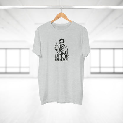 Kaffe før mennesker T-shirt | Sjov zombie T-shirt med humor til kaffeelskere, kollegaer og morgentrætte