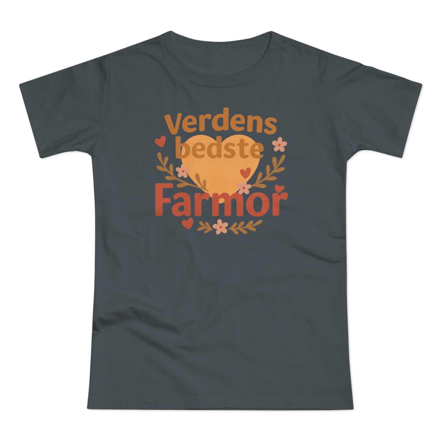 Verdens Bedste Farmor T-shirt – Sødt og Personligt Design | Perfekt Gave til Fødselsdag, Jul eller Mors Dag