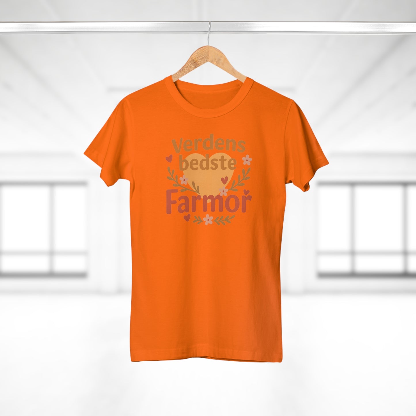 Verdens Bedste Farmor T-shirt – Sødt og Personligt Design | Perfekt Gave til Fødselsdag, Jul eller Mors Dag